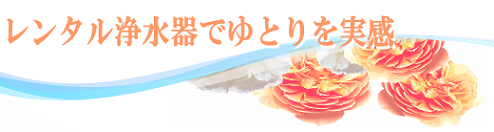 レンタル浄水器でゆとりを実感 レンタル浄水器でゆとりを実感
