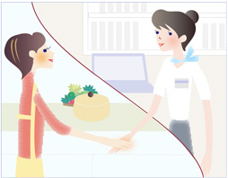 まるで顔見知りになったみたい まるで顔見知りになったみたい