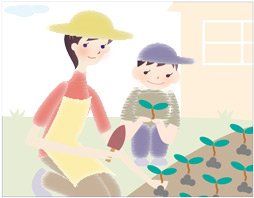 ゴミにしない、私も自然とエコな人 ゴミにしない、私も自然とエコな人