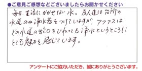 蛇口タイプの浄水器より断然魅力的！