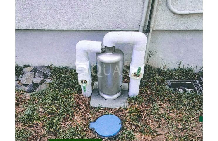 保温材を施した設置完了後の様子