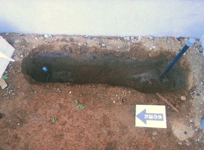 セントラル浄水器設置工事｜給水配管を立ち上げた施工の様子