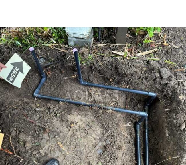 三重県Sさま邸のセントラル浄水器用配管立ち上げ工事