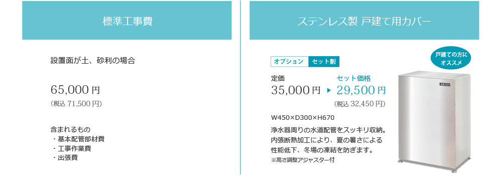 セントラル浄水器アクアス５　本体カバー
